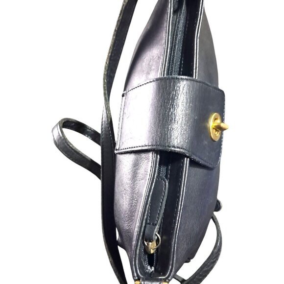 Coach Legacy 9154 Black Leather Crossbody Bag Full-Grain Leather USA 90s Vintage - Picture 13 of 16